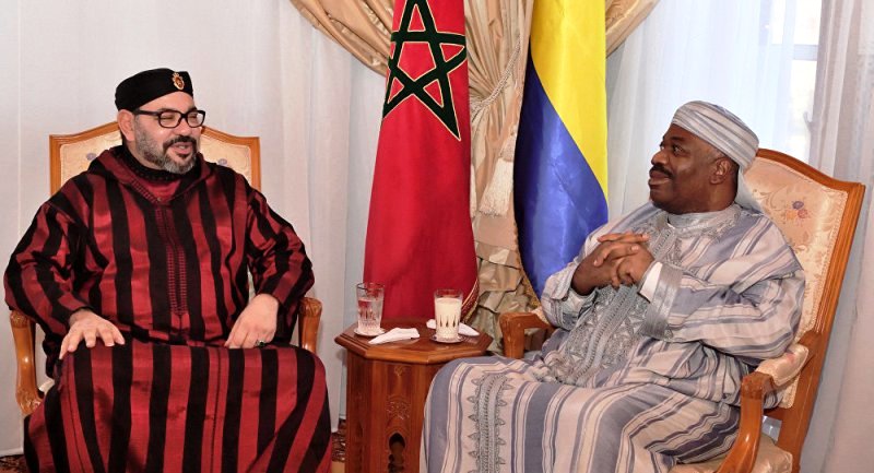 Ali Bongo et roi du Maroc