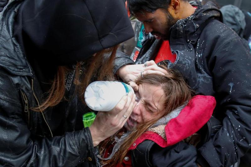 Anti Trump protesters 7