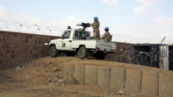 Des casques bleus de la Minusma a Kidal 