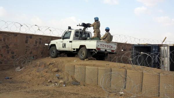 Des casques bleus de la Minusma a Kidal 