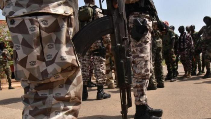 Des militaires ivoiriens a Bouake