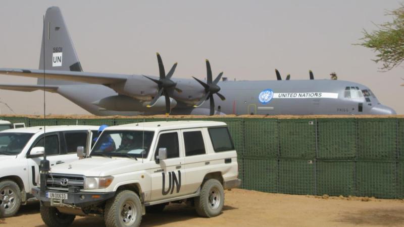 Des vehicules de la Minusma