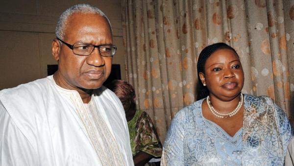 Fatou Bensouda et Cheik Sako