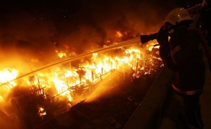 INCENDIE marche de ABOBO