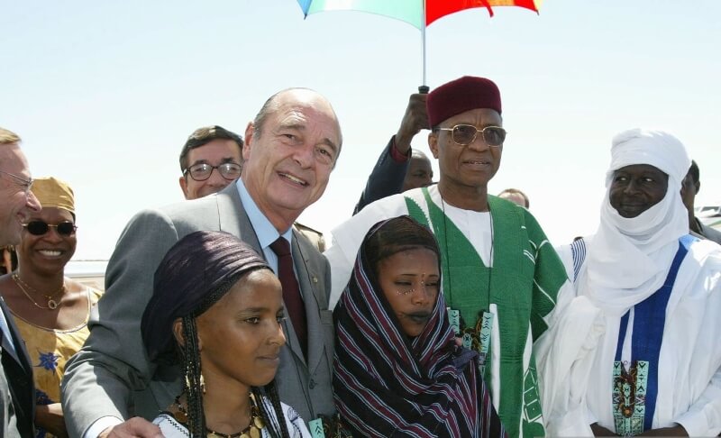 Jacques Chirac au Niger