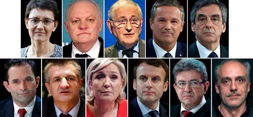 Les 11 candidats