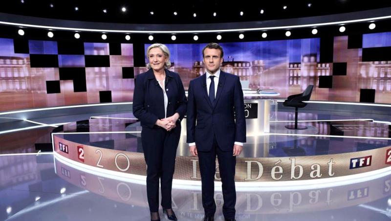 Marine Le Pen et Emmanuel Macron