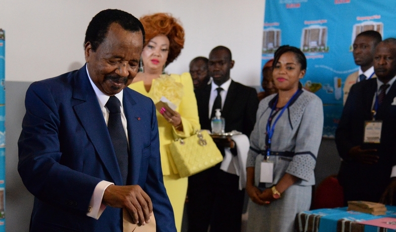 Paul Biya election vote