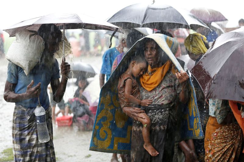 Refugie a Teknaf Bangladesh 31 aout 2017