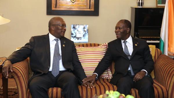 Roch Marc Christian Kabore Alassane Ouattara