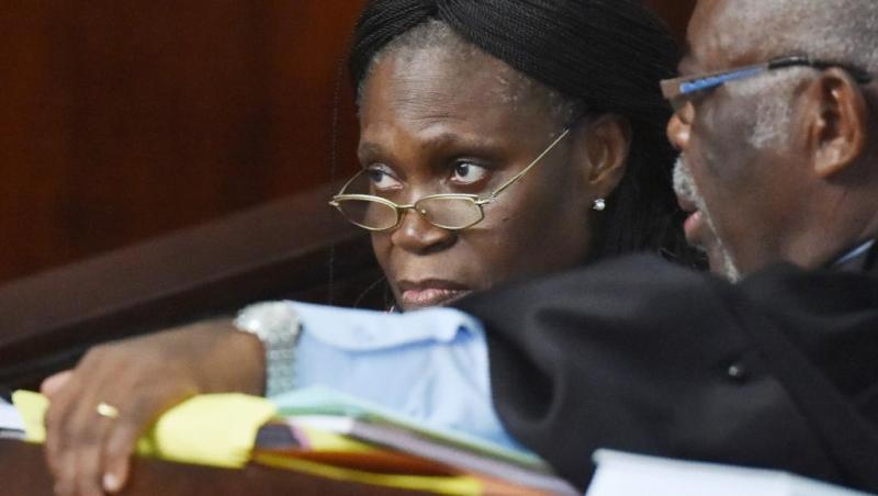 Simone Gbagbo lors de son deuxieme proces