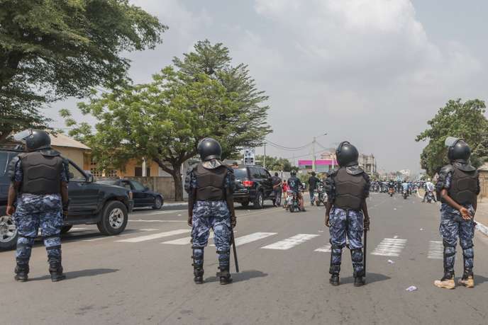 manifestation contre le president togolais