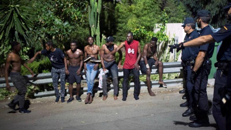 migrants africains a Ceuta