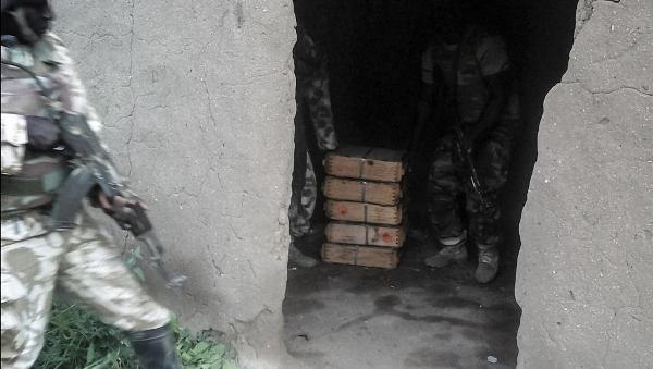 une cache de Boko Haram en foret de Sambisa