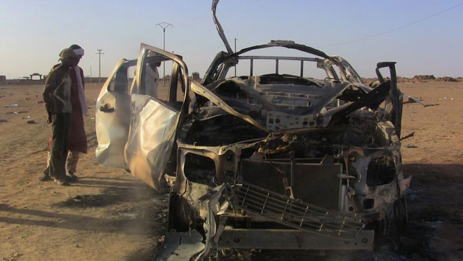 voiture de Cheikh Ag Aoussa