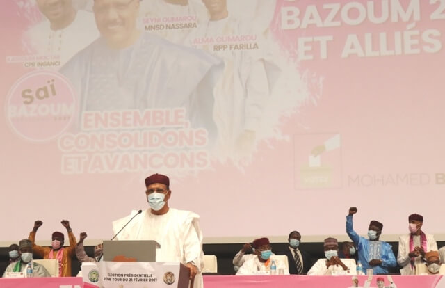 Bazoum lancement campagne second tour Bazoum