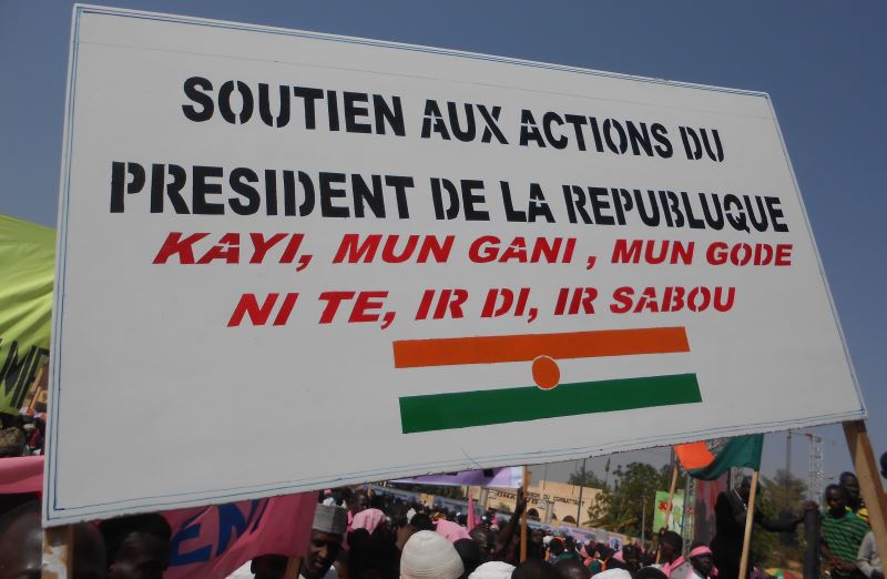 Affiche de soutien MRN au Pr Issoufou