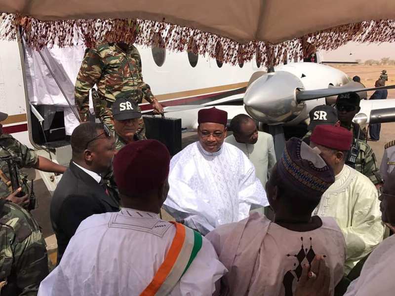 Arrivee de Issoufou Zinder