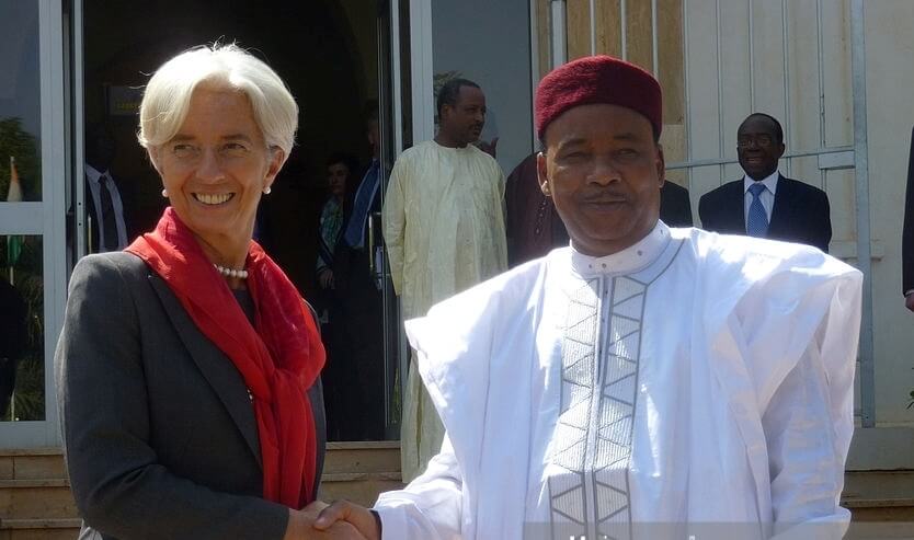 Christine Lagarde et Mahamadou Issoufou Presidence