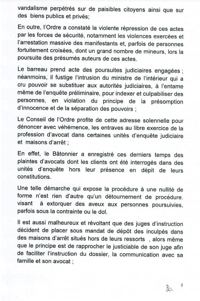 Declaration ordre avocats 11 03 2021 BIS