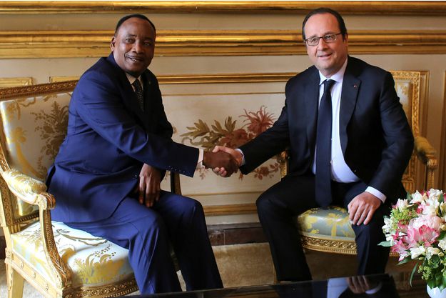 Hollande accueille nigerien Mahamadou Issoufou