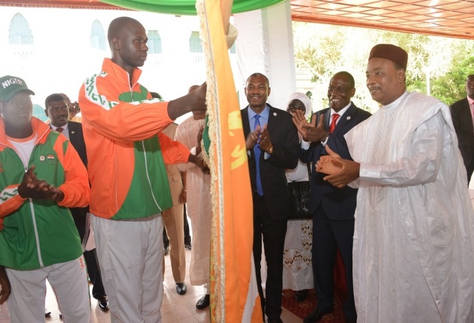 Issoufou Mahamadou et Champion Alfaga Issoufou