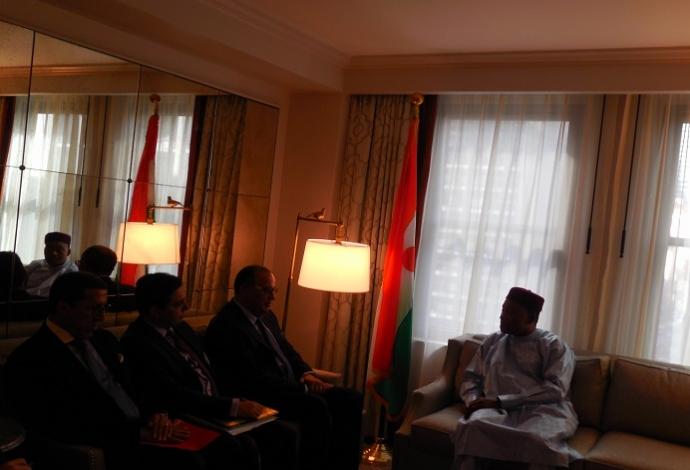 Issoufou Mahamadou et Nasser Bourita