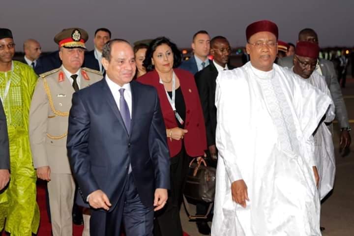 Issoufou et Chef Etat Egypte
