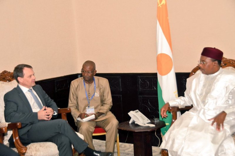 Issoufou et Chef Mission du FMI au Niger