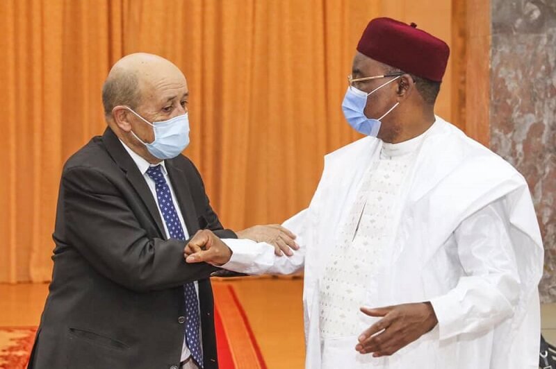 Issoufou et Le Drian Niamey Novembre 2020