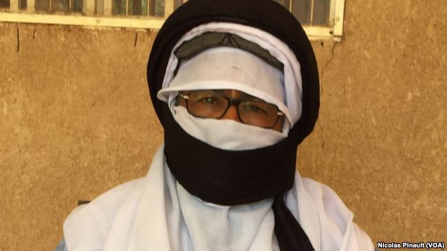 Rhissa Ag Boula dans sa maison de Niamey