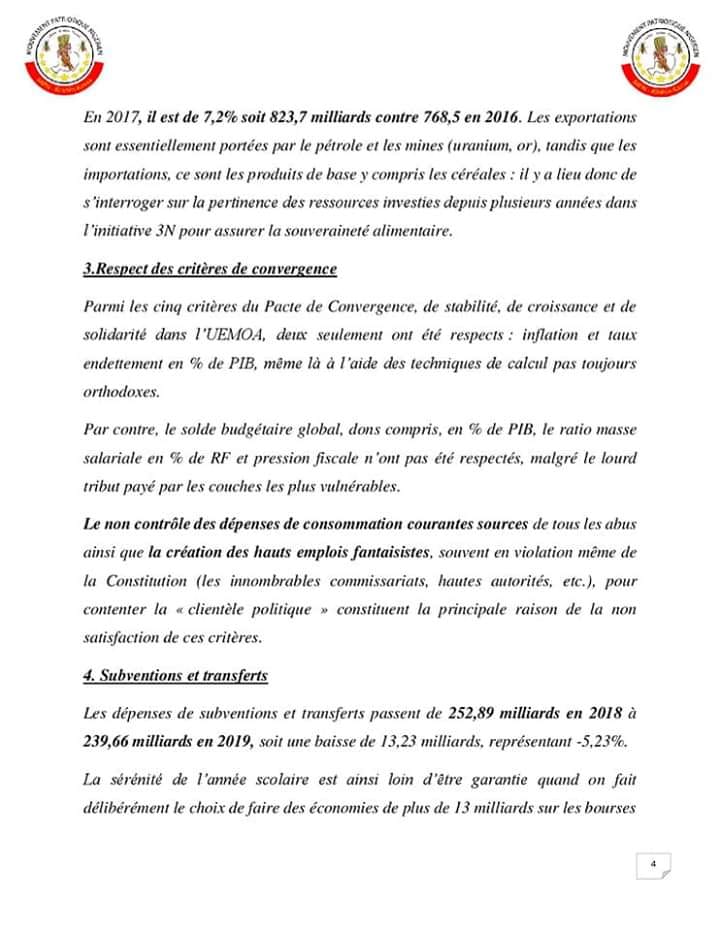 communique MPN adoption loi finance 2019 BIS2