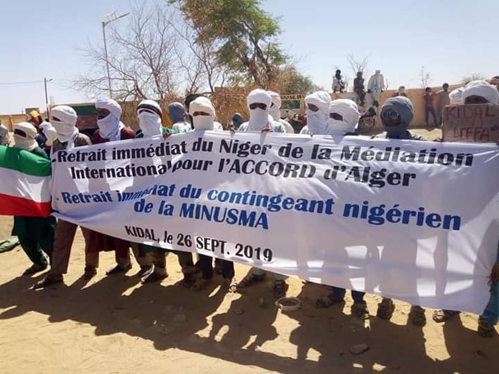 kidal manifestation contre Issoufou BIS