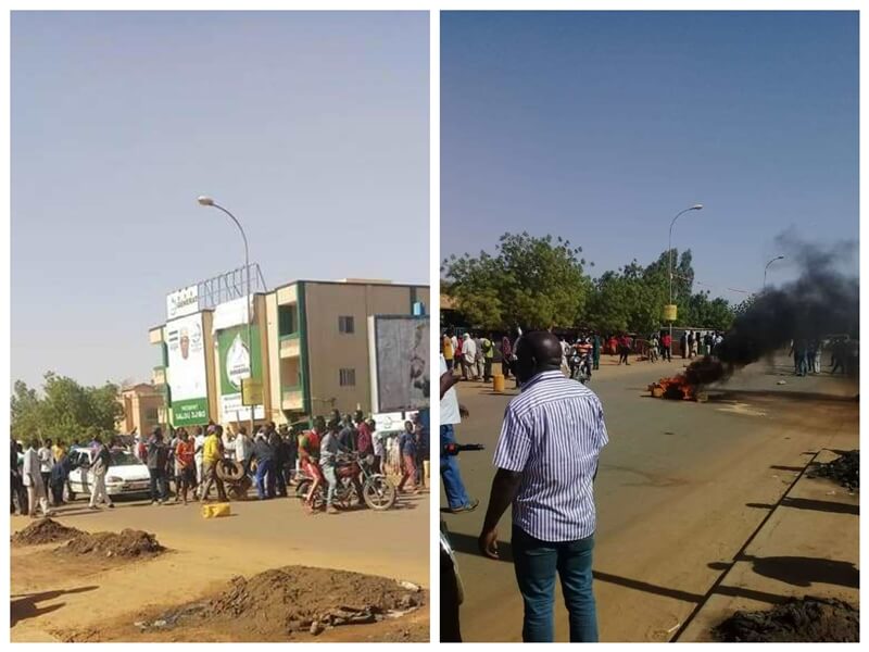 manifestation Niamey 23 02 2021