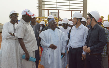 ABC visite centrale de Gourou Banda