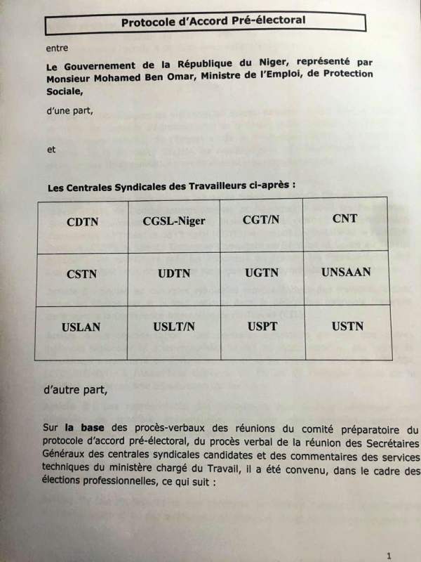 Accord entre Gouv et centrale syndicale 29 07 2019