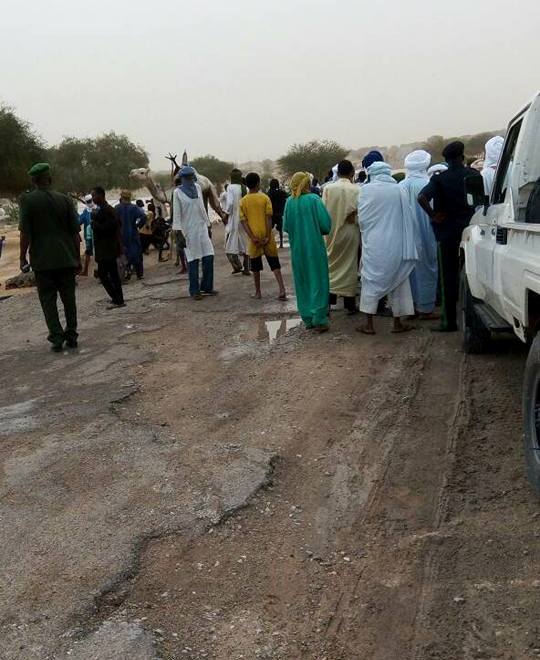 Agadez coupure de la route