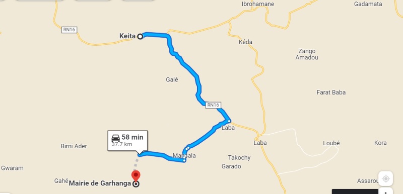 Keita Mairie de Garhanga maps