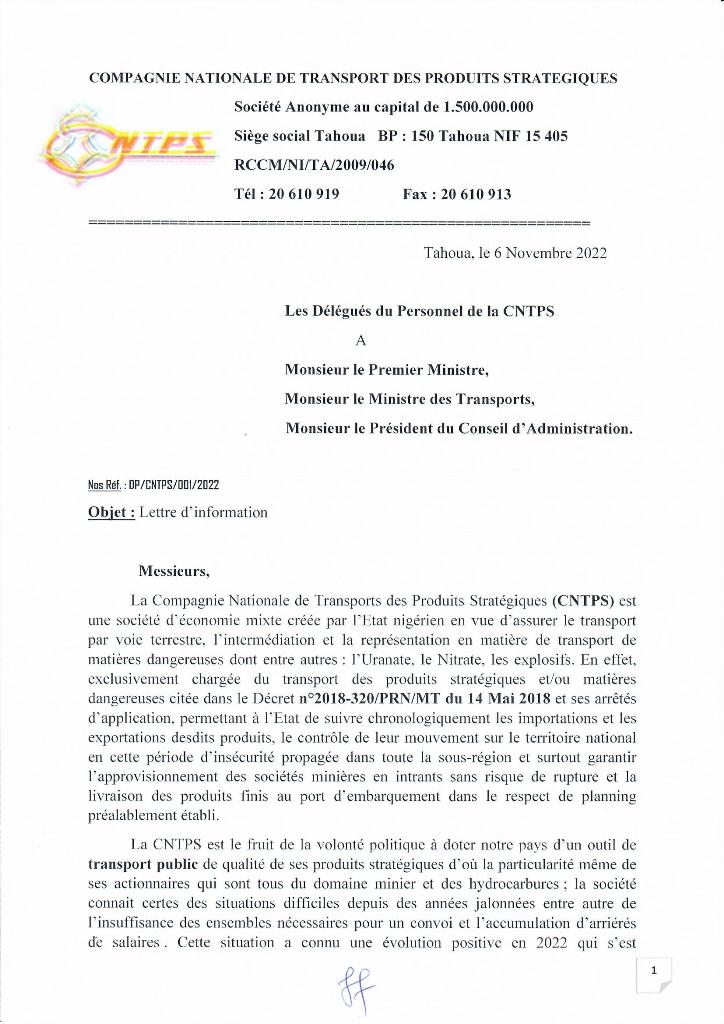 Lettre personnel CNTPS BIS1