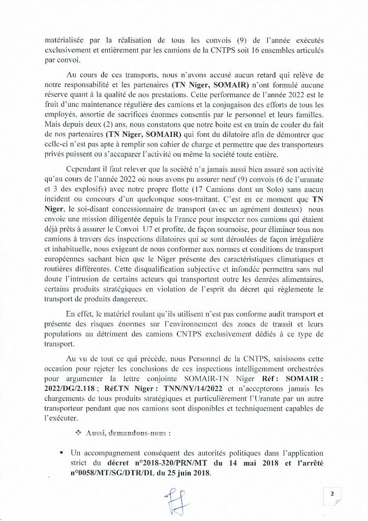 Lettre personnel CNTPS BIS1