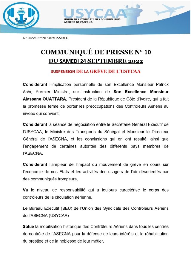 USYCAA COMMUNIQUÉ DE PRESSE N10 Vf page 0002