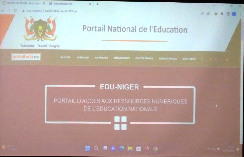 lancement portail education national BIS5