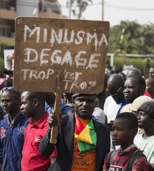 manifestation Segou depart MINUSMA BIS1