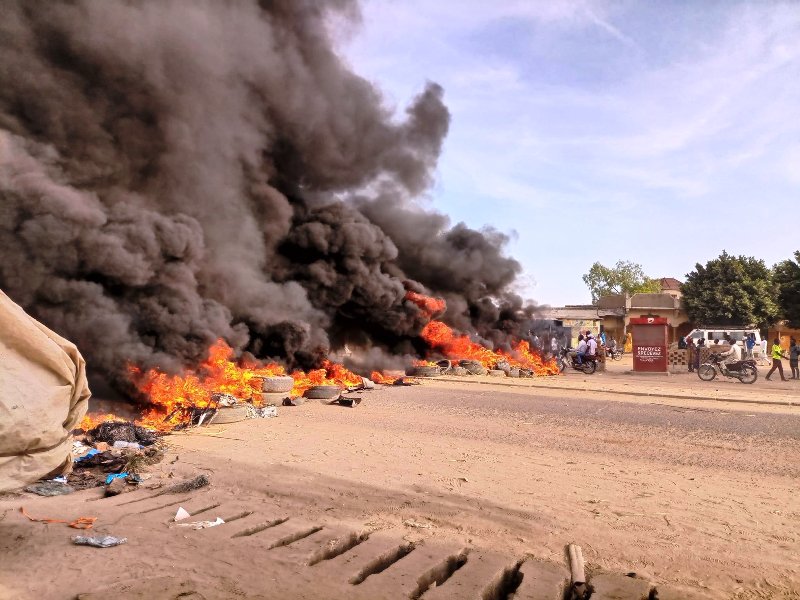 depouilles de manifestants tues lors manifestation NDjamena