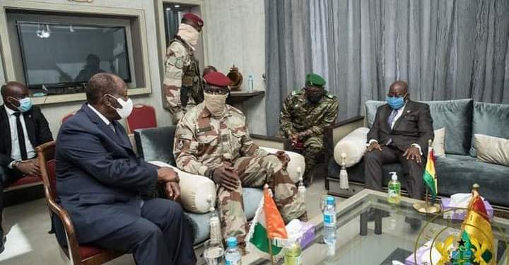 Junte militaire et dekegation CEDEAO