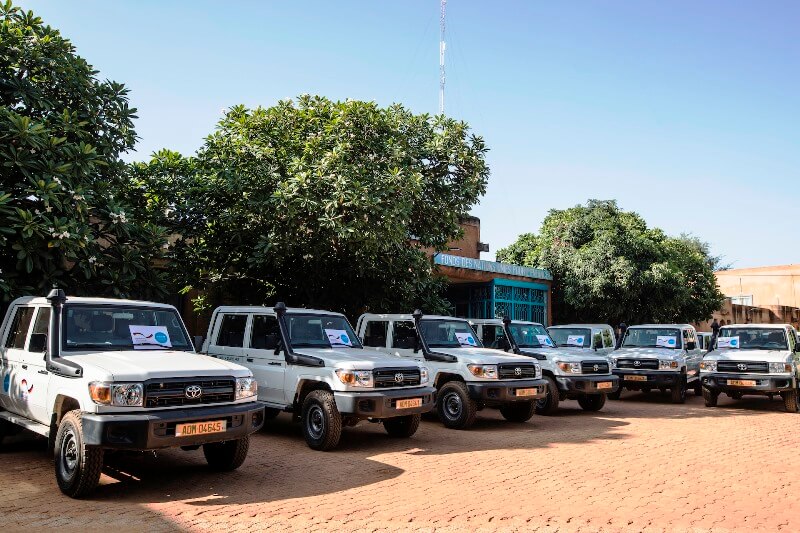 Remise don vehicule Unicef Cooeperation allemande