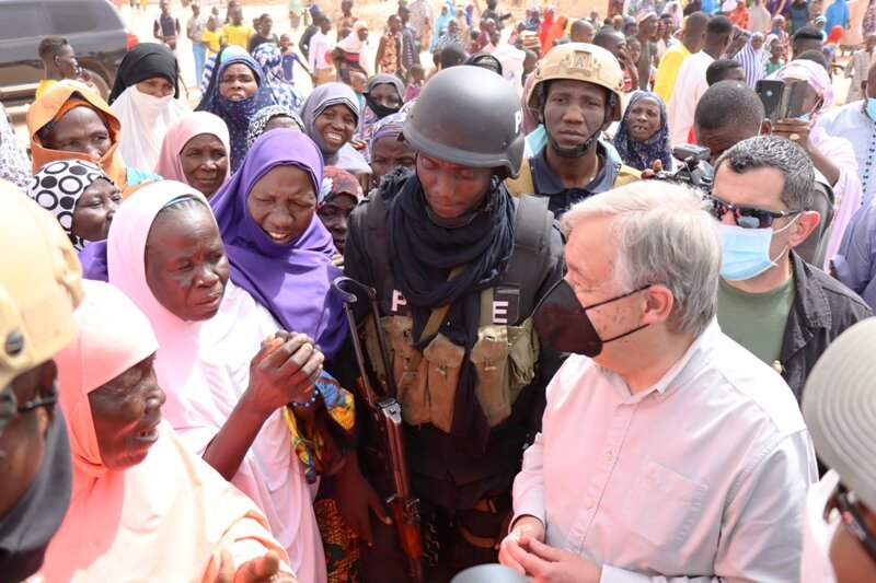 Antonio Guterres visite Ouallam