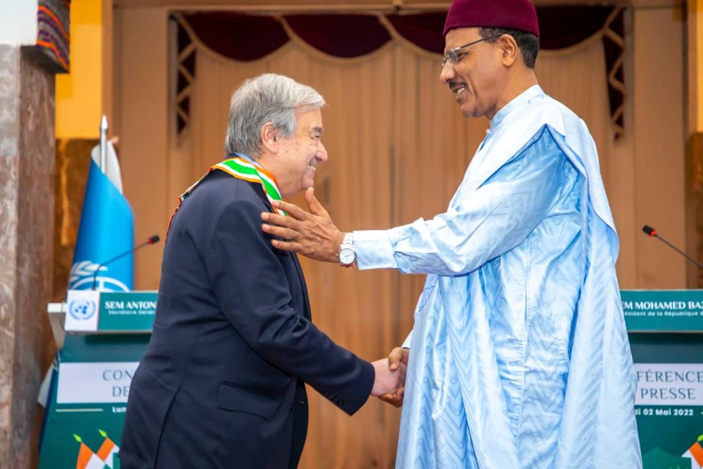 Bazoum et Guterres Presidence Niger BIS1
