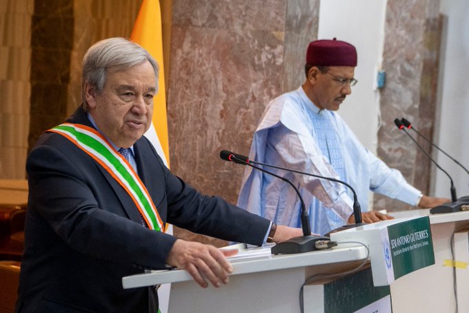 Bazoum et Guterres Presidence Niger BIS3