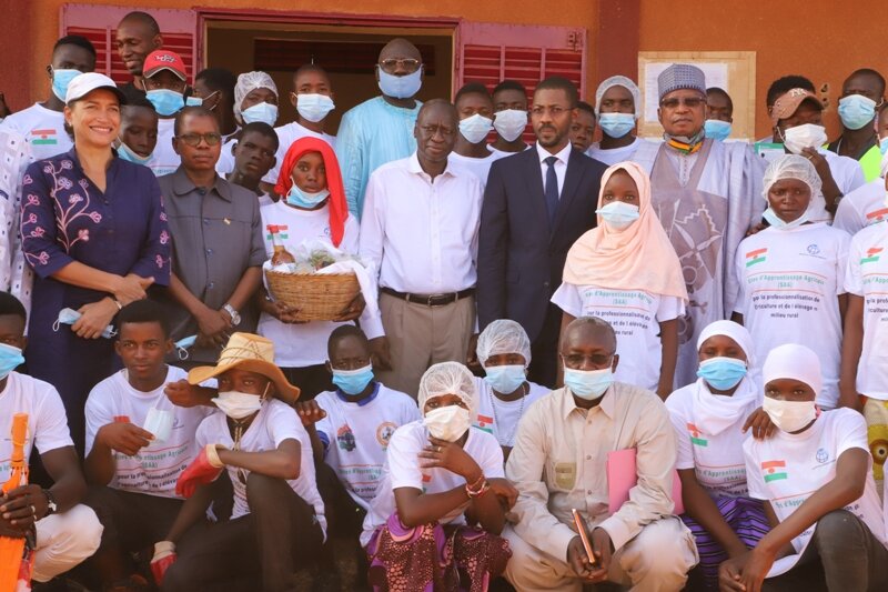 Ousmane Diagana visite ecole Niger 1